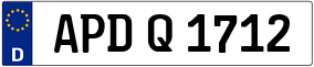 Truck License Plate
